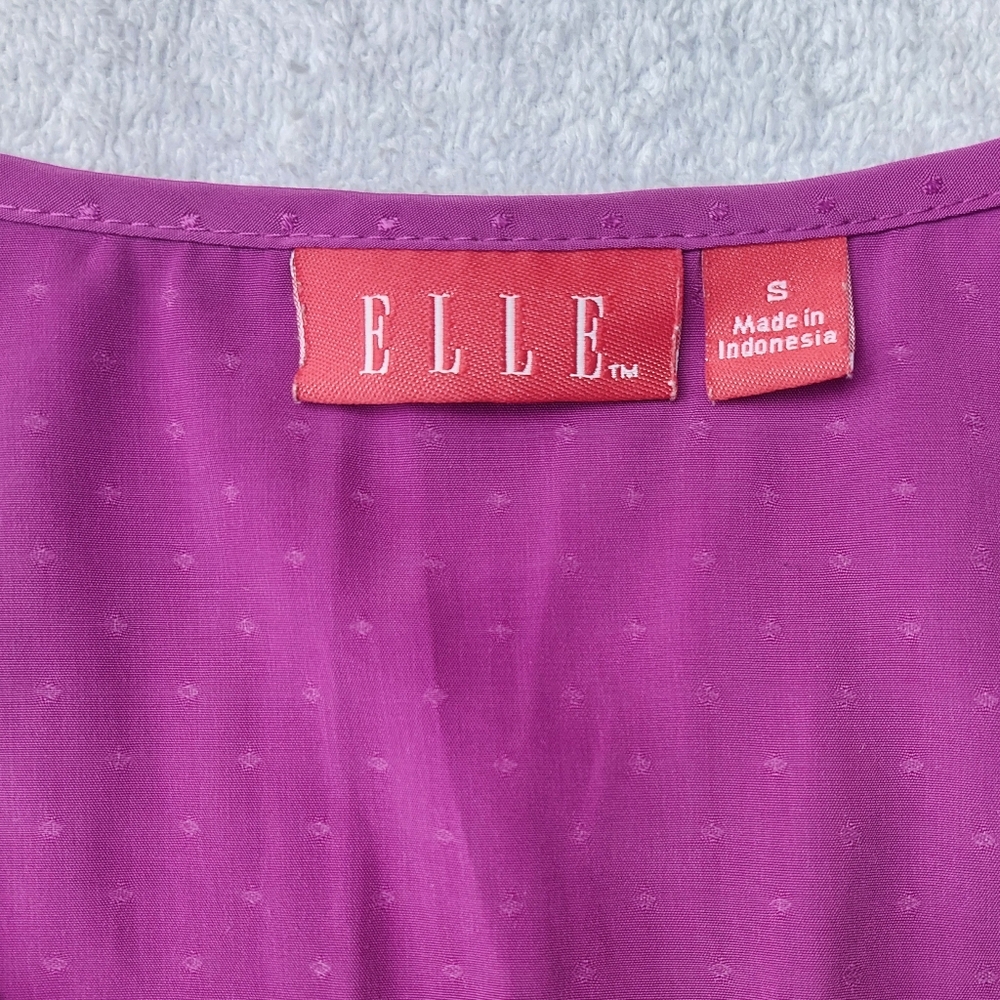 Elle Fuchsia Ruffle Blouse - Picture 6 of 6